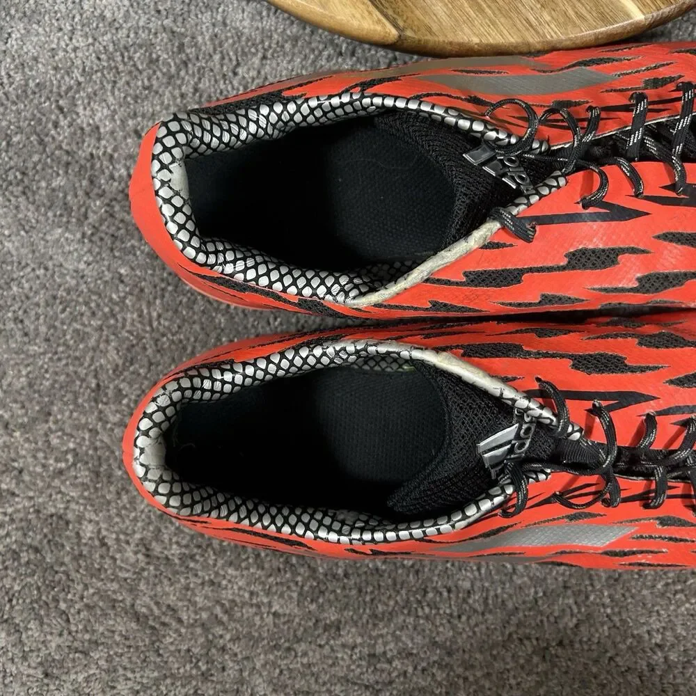 Adidas FreeFootball Speedtrick B23945 Men's Size 12 Red Indoor Soccer Shoes Used